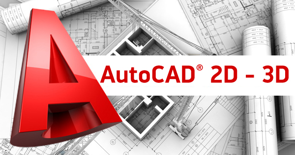Σχέδιο AutoCAD 2D και 3D σε οθόνη υπολογιστή